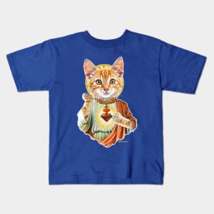 Jesus cat Kids T-Shirt